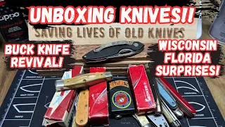 Unboxing Knives + Reviving an eBay Buck Knife!