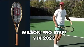 Wilson Pro Staff v14 2023 | Roger Federer's New Racket