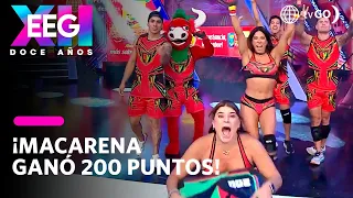 EEG 12 años: Macarena le dio 200 puntos a los combatientes (HOY)