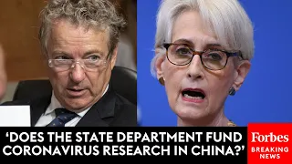 JUST IN: Rand Paul Directly Confronts Top Biden Official On Funding Virus Studies In China