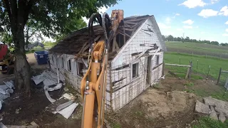 Tearing Down Old Barn