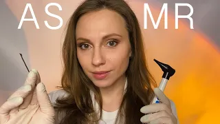 АСМР Осмотр и чистка ушей • Ролевая игра ВРАЧ • ЛУЧШЕЕ ВИДЕО ДЛЯ СНА! • ASMR Ear exam & cleaning