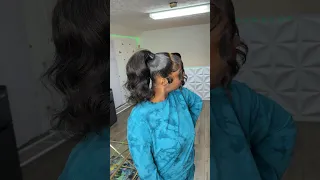 Seamless Frontal Ponytail using a (13x4) Frontal!💞