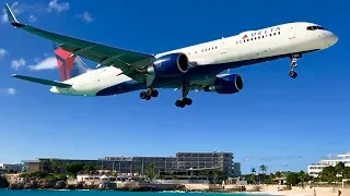 Plane Spotting @ St. Maarten Princess Juliana International Airport ~ Maho Beach (SXM)