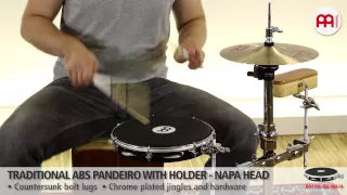 MEINL Percussion - Traditional Pandeiro with Holder - Demo