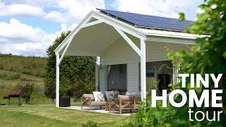 Luxury Hamptons Style Tiny Home Tour | Brisbane Queensland | Tiny House