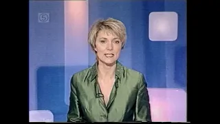 CHANNEL 5 NEWS BULLETIN with Katie Ledger 9pm 2002