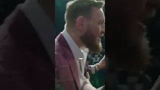 What McGregor said to Khabib during their face off #shorts