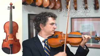 E.H. Roth 1962 violin / Cristian Fatu / at the Metzler Violin Shop