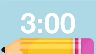 3 Minute Back to School Timer (Chimes Alarm at End)