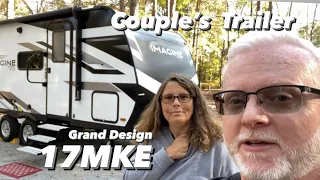 Grand Design Imagine 17MKE  | RV Tour 2022 with Solar Panel | Couples Trailer