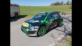 Rallye Králíky 2024 - mix ze startu RZ 4