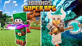 SOBREVIVI 100 DIAS EM UM MOD SUPER RPG NO MINECRAFT - O FILME