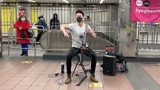 Best Cello music at 34 Street Subway station, Herald SQ NYC