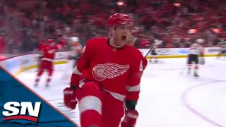 Red Wings Go Nuclear, Take Massive Lead Over Flyers Behind Five Goal First Period