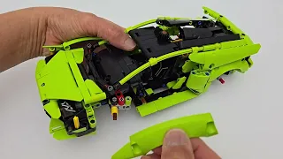 Lego Technic # 42161 Lamborghini Huraćan Tecnica Quick Build @Fun-Toys_ASMR07