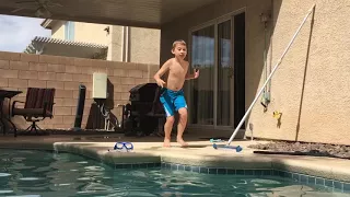 How to do a front flip into a pool