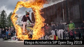 Vespa Acrobatic Show SIP Open Day 2019 Vespa Oldtimer Freunde München