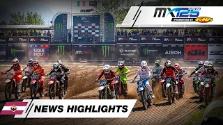 News Highlights | EMX125 Presented by FMF Racing | MXGP of Trentino 2024 #MXGP #Motocross