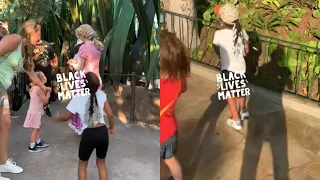 One parent shows the moment there child was blatantly ignored by rapunzel characters at Disney land