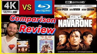 The Guns Of Navarone 4K UltraHD Blu Ray Review Unboxing & 4K vs BluRay Image Comparison WW2 War Film