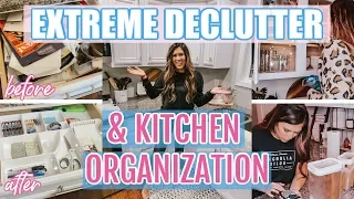 KITCHEN DECLUTTER ORGANIZE & DEEP CLEAN WITH ME | EXTREME CLEANING MOTIVATION 2020