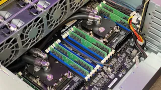 WaterCooled 4U GPUServer ㅣRTX 3090 4Way ㅣXeon Saclble 4208 2CPU