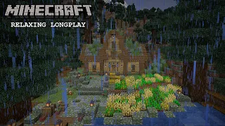 Minecraft Relaxing Longplay - Mossy Cottage (No Commentary)