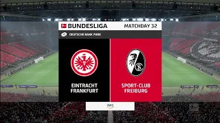 FIFA 23 | Eintracht Frankfurt vs SC Freiburg - Deutsche Bank Park | Gameplay