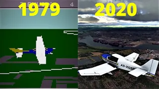 A Incrível Evolução Flight Simulator 1979 - 2020