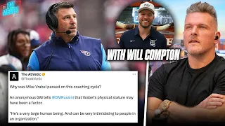 Mike Vrabel "Too Large & Intimidating" For NFL Teams To Want To Hire Him?! | Pat McAfee Reacts
