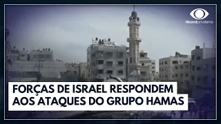 Após ataque do Hamas, Israel retoma áreas invadidas | Jornal da Band