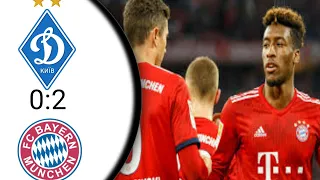 DYNAMO KYIV VS BAYERN MUNCHEN 0:2 HIGHLIGHTS AND ALL GOALS