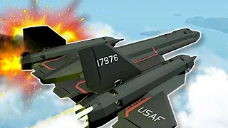 I Flew an SR-71 Blackbird & It Went BAD! - Stormworks Multiplayer Gameplay