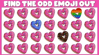 HOW GOOD ARE YOUR EYES #542 | Find The Odd Emoji Out | Emoji Puzzle Quiz