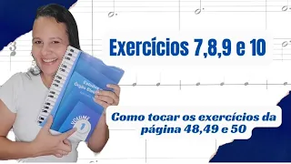 Exercícios 7,8,9 e 10 do volume 1 dos novos métodos CCB