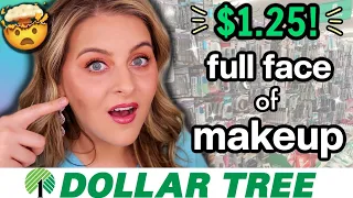 WOW! Full Face of DOLLAR TREE MAKEUP // mind-blowing! 🤯