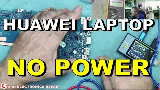 HUAWEI Laptop No Power, Does Not Charge