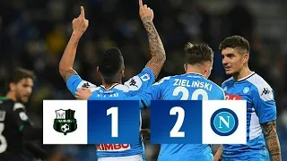 Sassuolo 1-Napoli 2 -gol del Napoli-HIGHLIGHTS