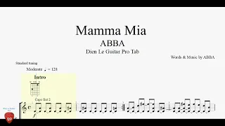 ABBA - Mamma Mia - Guitar Tab