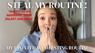 Steal My Manifesting Routine! How I Manifested My Marriage, $100k Salary, And More!