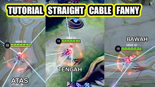 tutorial Fanny - Cara Straight Cable - Freestyle Lurus