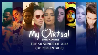 My Virtual Song Contest | Top 50 Songs of 2023