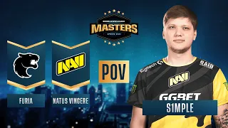 CS:GO - PoV - s1mple - FURIA vs. Natus Vincere - DreamHack Masters Spring 2021 - Quarter-final