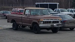 Top speed run from 0 in 1977 Ford f150