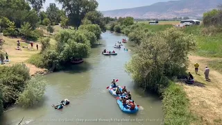 One minute Israel; the Jordan river