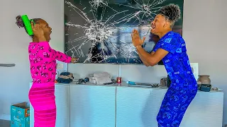 SHE BROKE MY TV| The Fonsway Family S1e3| Tink & Jimmie