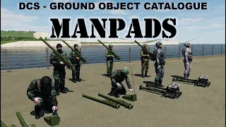 DCS WORLD 2.8.1  - Ground Objects - MANPADS catalogue.