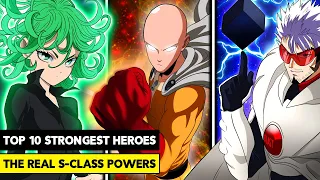 TOP 10 STRONGEST HEROES IN ONE PUNCH MAN!