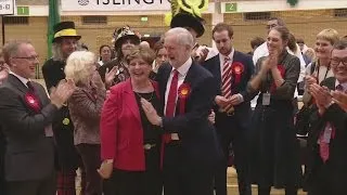 General Election 2017: Jeremy Corbyn high-five goes horribly wrong